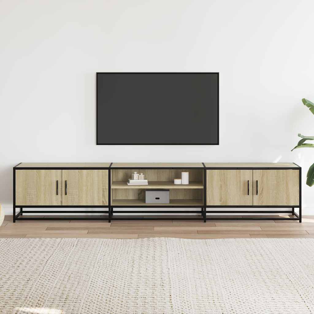 Mobile per TV Rovere Sonoma 210x35x41 cm in Truciolato 3300781