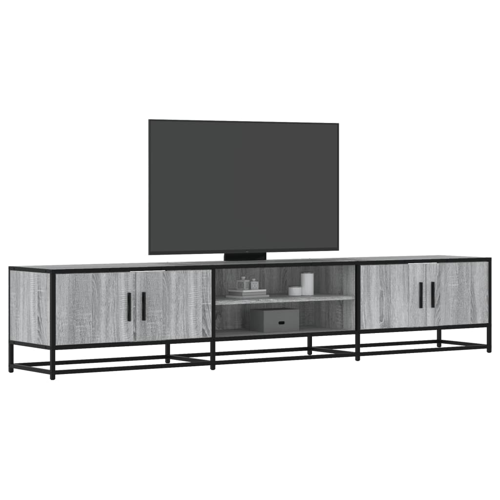 Mobile Porta TV Grigio Sonoma 210x35x41 cm in Truciolato 3300783