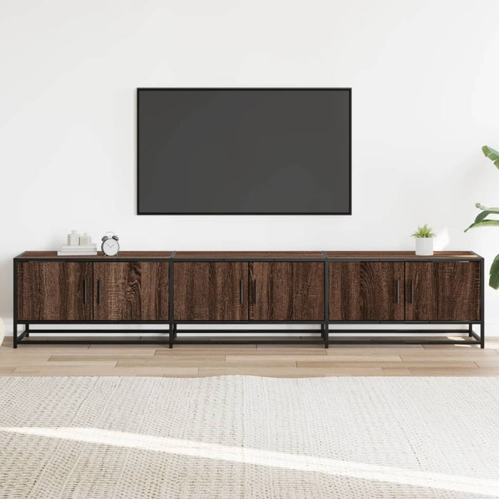 Mobile TV Rovere Marrone 210x35x41 cm in Truciolato 3300794