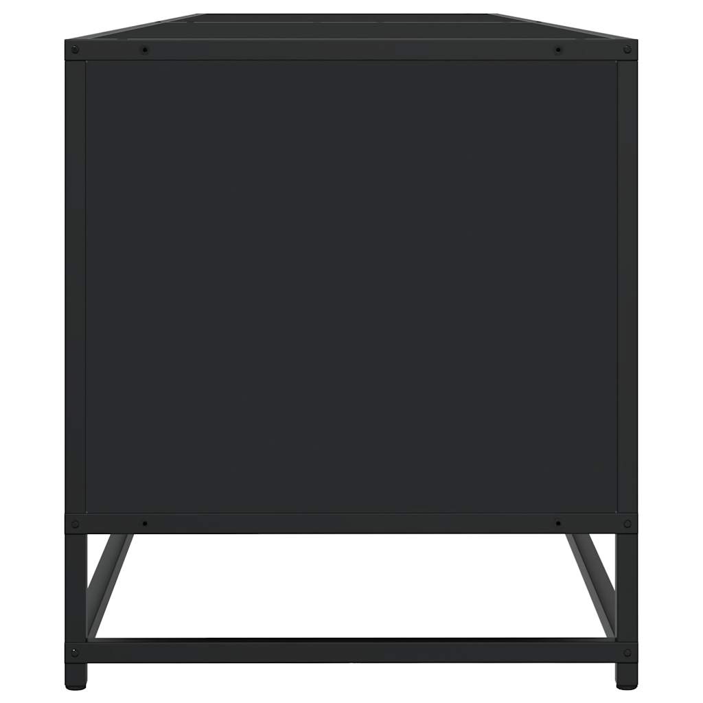 Mobile Porta TV Nero 180,5x40x46 cm in Truciolato 3300800