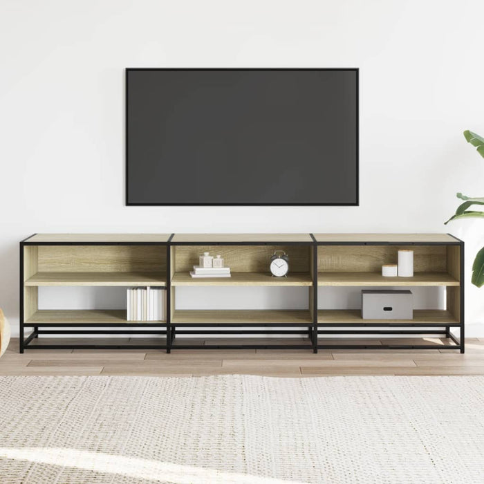 Mobile Porta TV Rovere Sonoma 180x40x46 cm in Truciolato 3300806