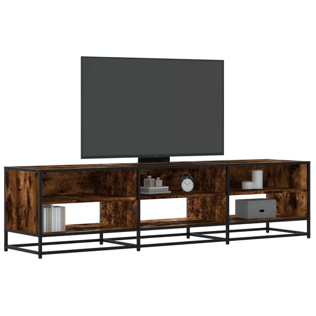 Mobile Porta TV Rovere Fumo 180x40x46 cm in Truciolato 3300807