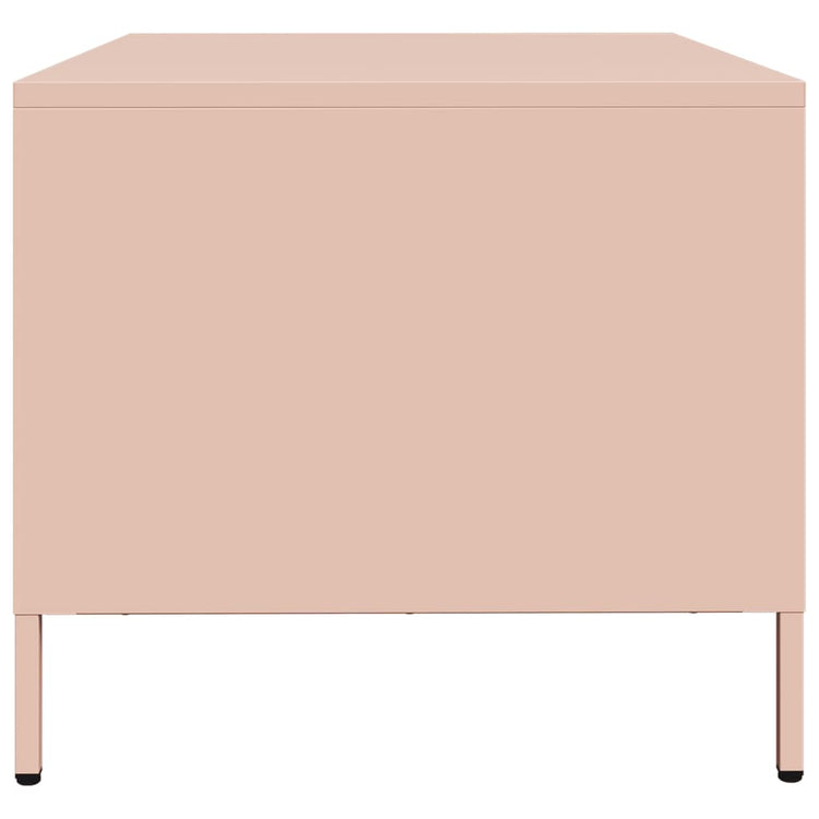 Mobile TV Rosa 68x50x43,5 cm in Acciaio Laminato a Freddo 851239