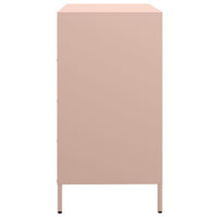 Credenza Rosa 68x39x73,5 cm in Acciaio Laminato a Freddo 851287