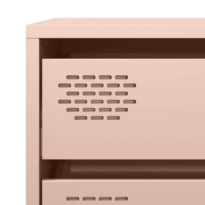 Credenza Rosa 68x39x58,5 cm in Acciaio Laminato a Freddo 851293