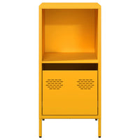 Credenza Giallo Senape 35x39x73,5 cm Acciaio Laminato a Freddo 851355