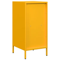 Credenza Giallo Senape 35x39x73,5 cm Acciaio Laminato a Freddo 851355