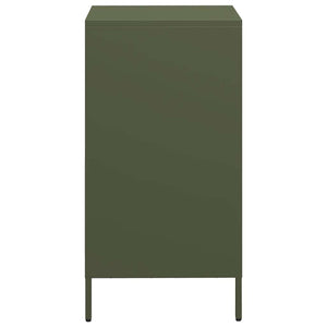 Credenza Verde Oliva 35x39x73,5 cm in Acciaio Laminato a Freddo 851356