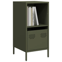 Credenza Verde Oliva 35x39x73,5 cm in Acciaio Laminato a Freddo 851356