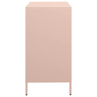 Credenza Rosa 68x39x73,5 cm in Acciaio Laminato a Freddo 851359