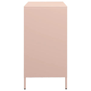 Credenza Rosa 68x39x73,5 cm in Acciaio Laminato a Freddo 851359