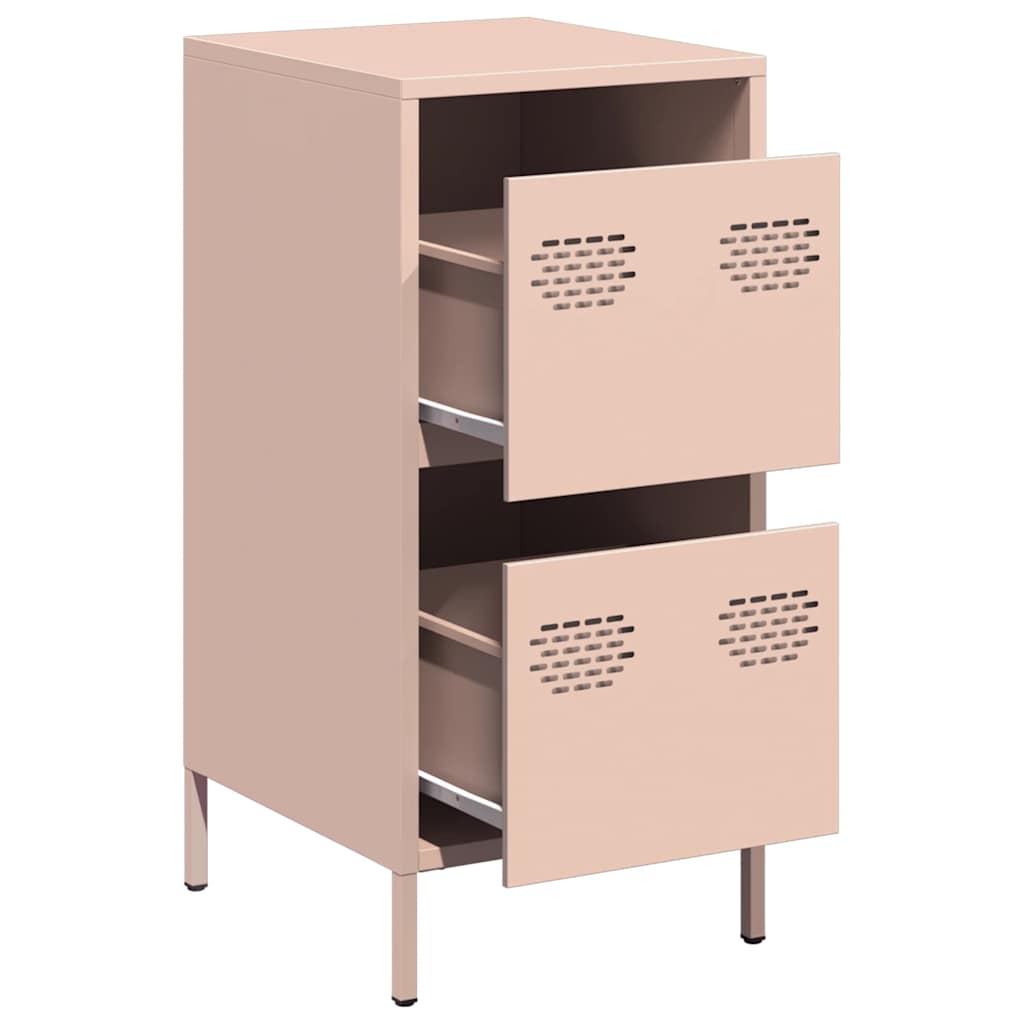 Credenza Rosa 35x39x73,5 cm in Acciaio Laminato a Freddo 851395