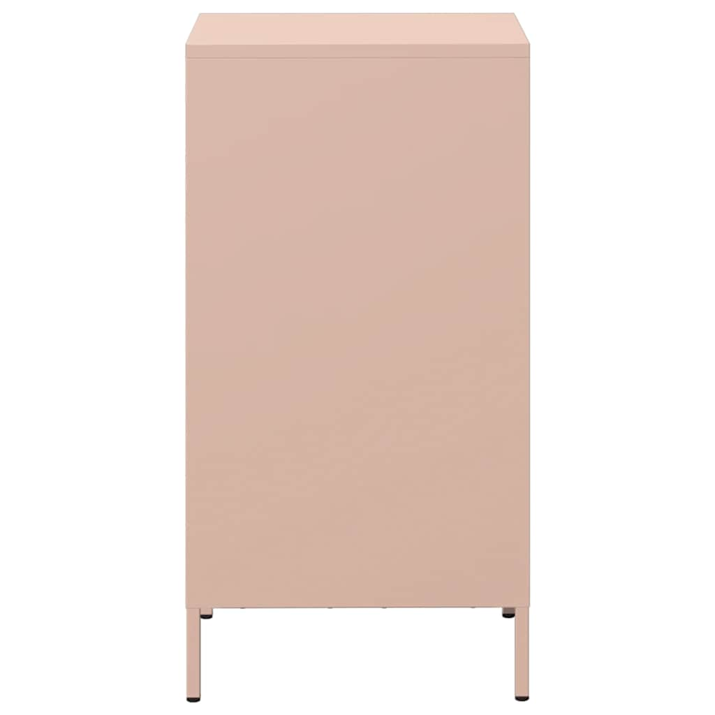 Credenza Rosa 35x39x73,5 cm in Acciaio Laminato a Freddo 851395