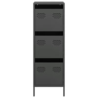 Credenza Nera 39x35x103,5 cm in Acciaio 851400