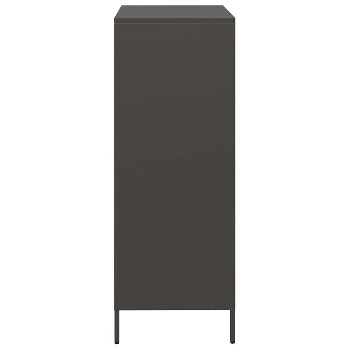 Credenza Nera 39x35x103,5 cm in Acciaio 851400