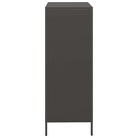 Credenza Nera 39x35x103,5 cm in Acciaio 851400