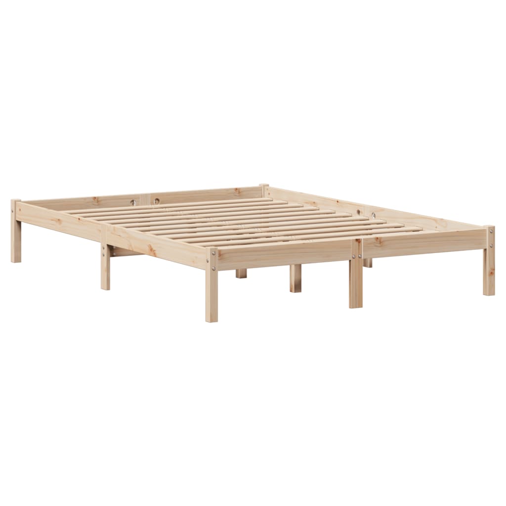 Letto senza Materasso 120x190 cm in Legno Massello di Pino 3301424