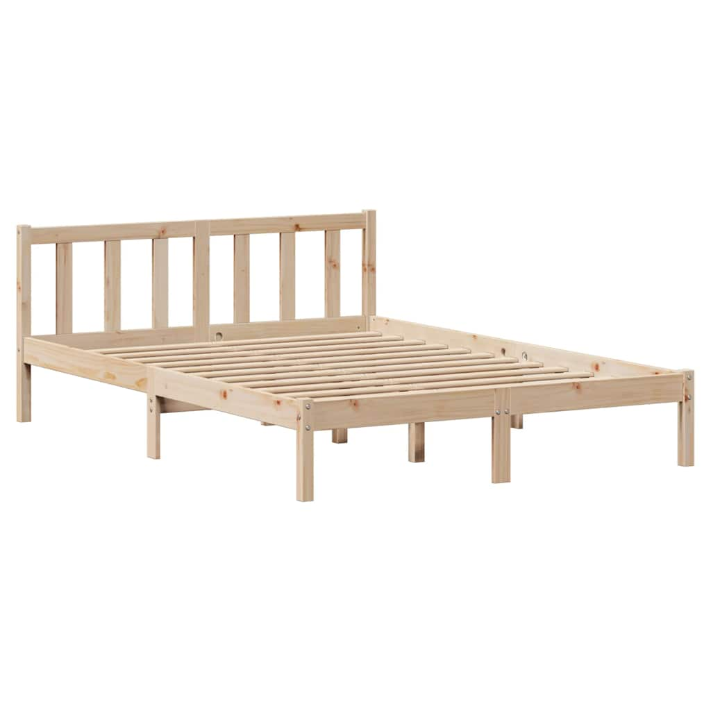 Letto senza Materasso 120x190 cm in Legno Massello di Pino 3301463