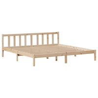 Letto senza Materasso 180x200 cm in Legno Massello di Pino 3301481