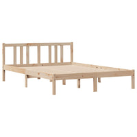 Letto senza Materasso 120x190 cm in Legno Massello di Pino 3301624