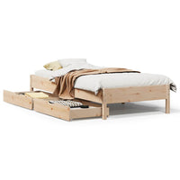 Letto senza Materasso 90x200 cm in Legno Massello di Pino 3301719