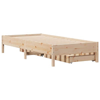 Letto senza Materasso 90x200 cm in Legno Massello di Pino 3301719