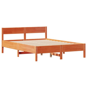 Letto senza Materasso Marrone Cera 120x200 cm in Legno di Pino 3301754