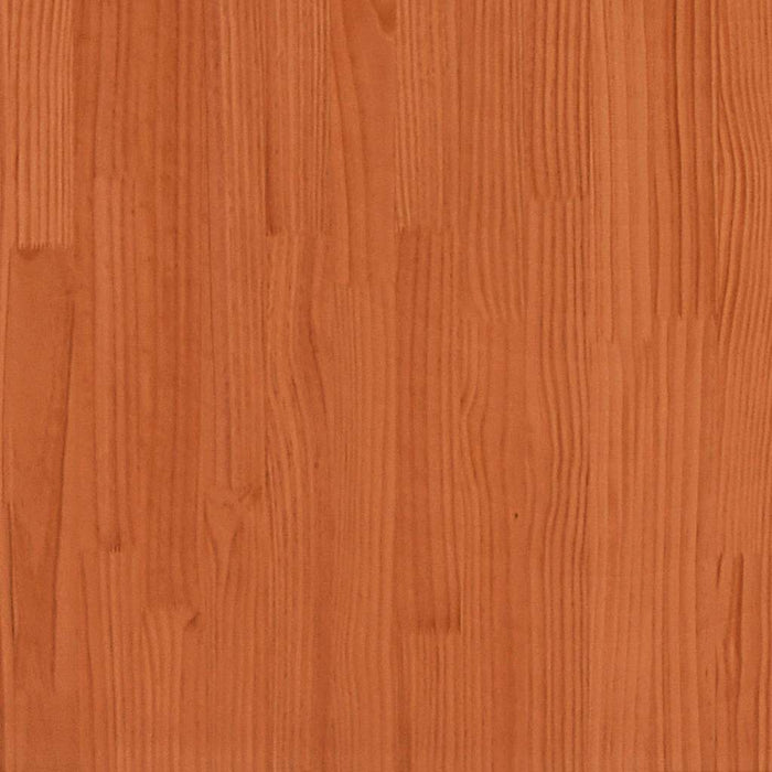 Giroletto Cassetti Marrone Cera 90x190cm Legno Massello di Pino 3301959