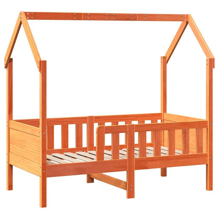 Giroletto per Bambini con Cassetti 80x160cm Legno Massello Pino 3302043