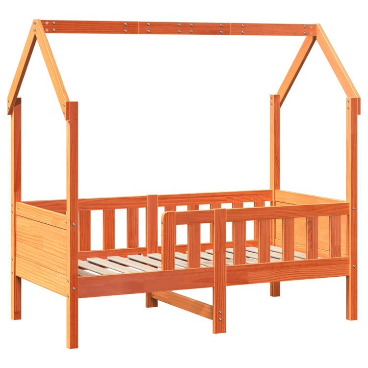 Giroletto per Bambini con Cassetti 80x160cm Legno Massello Pino 3302043