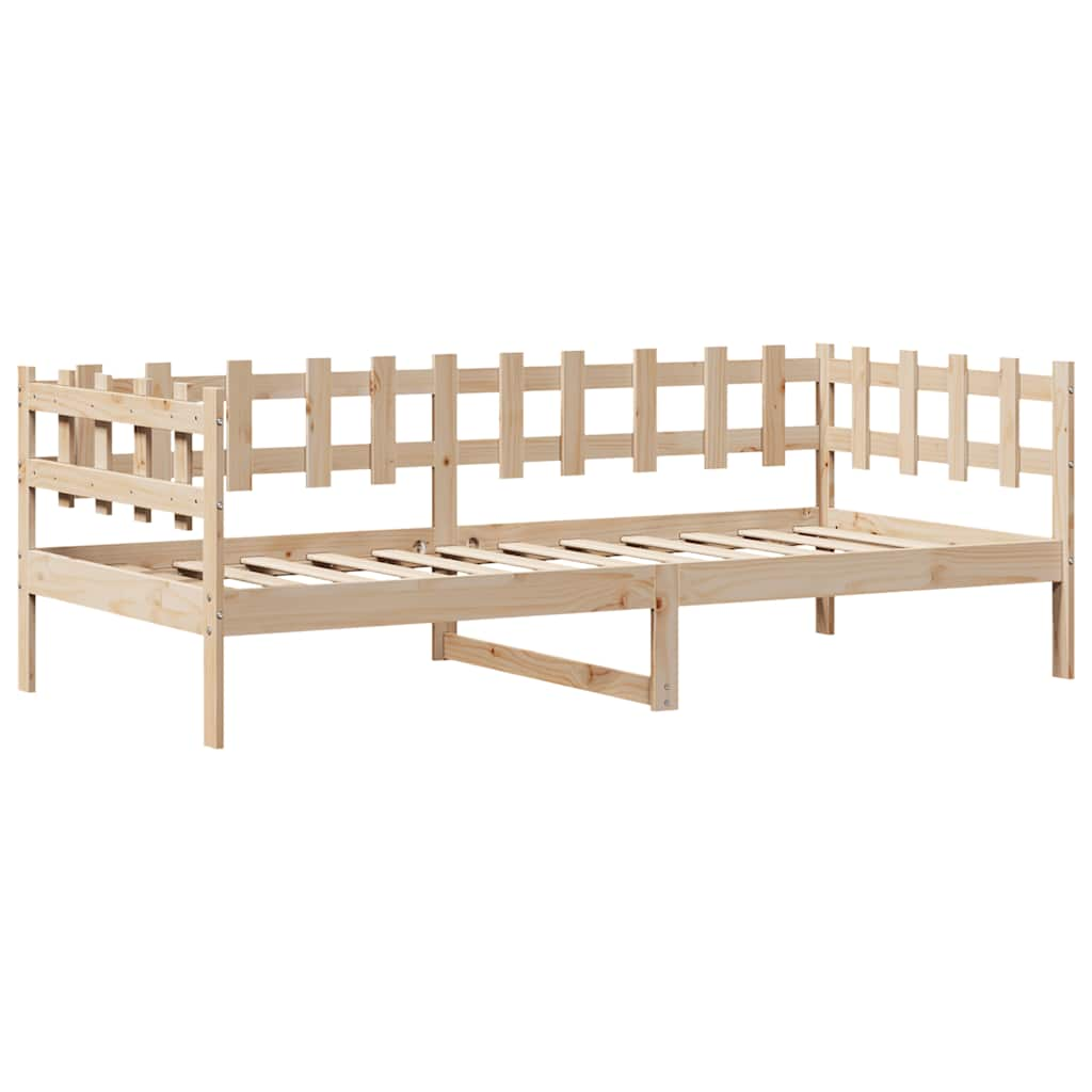 Dormeuse con Cassetti 90x200 cm Legno Massello Pino 3302128