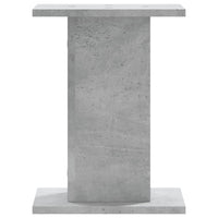 Supporti Altoparlanti 2 pz Grigio 30x30x40 cm Legno Multistrato 852648