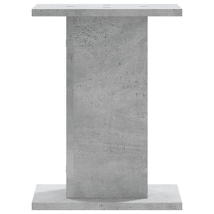 Supporti Altoparlanti 2 pz Grigio 30x30x40 cm Legno Multistrato 852648