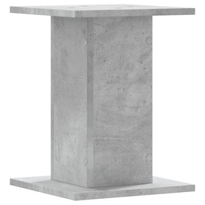 Supporti Altoparlanti 2 pz Grigio 30x30x40 cm Legno Multistrato 852648