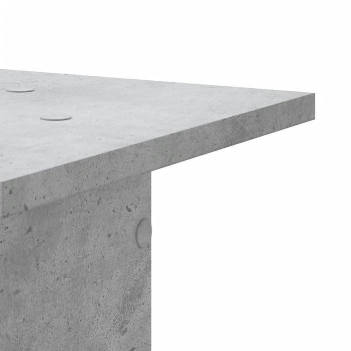 Supporti Altoparlanti 2 pz Grigio 30x30x40 cm Legno Multistrato 852648