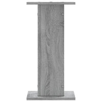 Supporti Altoparlanti 2 pz Grigio 30x30x40 cm in Multistrato 852659