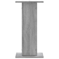 Supporti Altoparlanti 2 pz Grigio 30x30x40 cm in Multistrato 852659