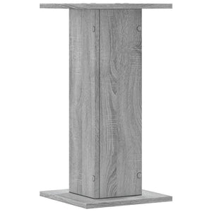 Supporti Altoparlanti 2 pz Grigio 30x30x40 cm in Multistrato 852659