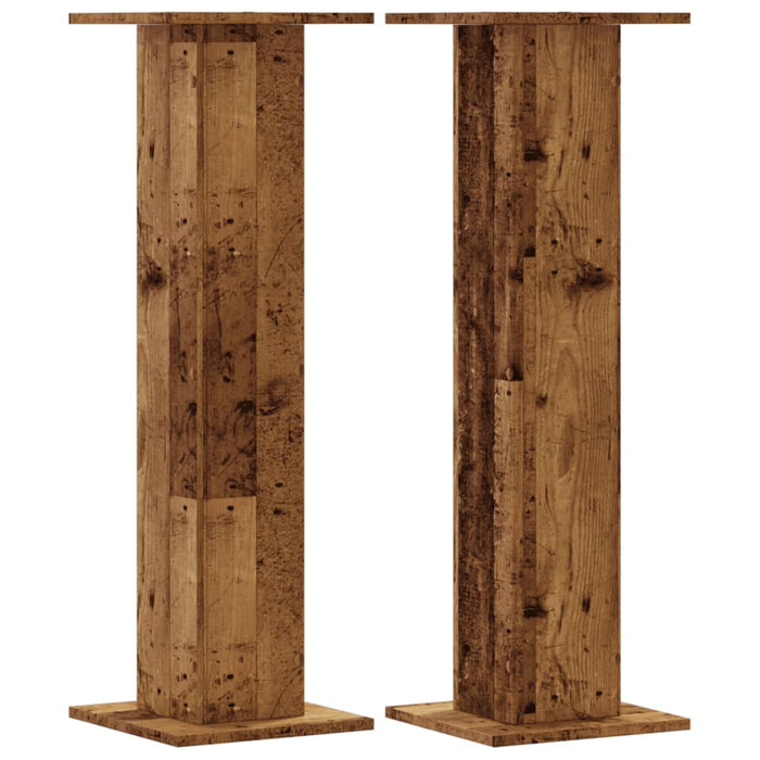 Supporti Altoparlanti 2 pz Legno 30x30x95 cm Legno Multistrato 852679