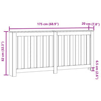 Copertura Termosifone Sonoma 175x20x82 cm in Legno Multistrato 852758