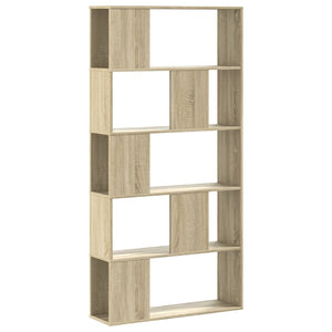 Libreria 5 Ripiani Rovere Sonoma 80,5x23,5x162,5cm Multistrato 852773