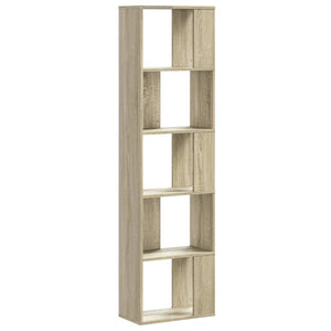 Libreria 5 Ripiani Rovere Sonoma 45x23,5x162,5cm Multistrato 852782