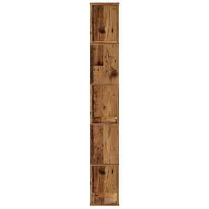 Libreria 5 Ripiani Legno Vecchio 45x23,5x162,5cm Multistrato 852787