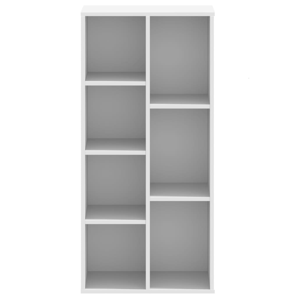 Libreria Bianca 50x25x105 cm in Legno Multistrato 852789