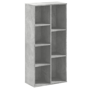 Libreria Grigio Cemento 50x25x105 cm in Legno Multistrato 852792