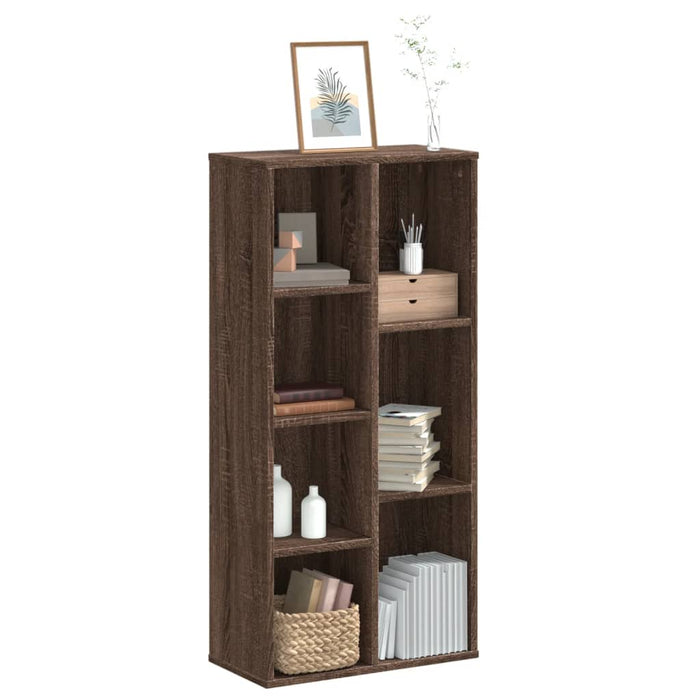 Libreria Rovere Marrone 50x25x105 cm in Legno Multistrato 852795