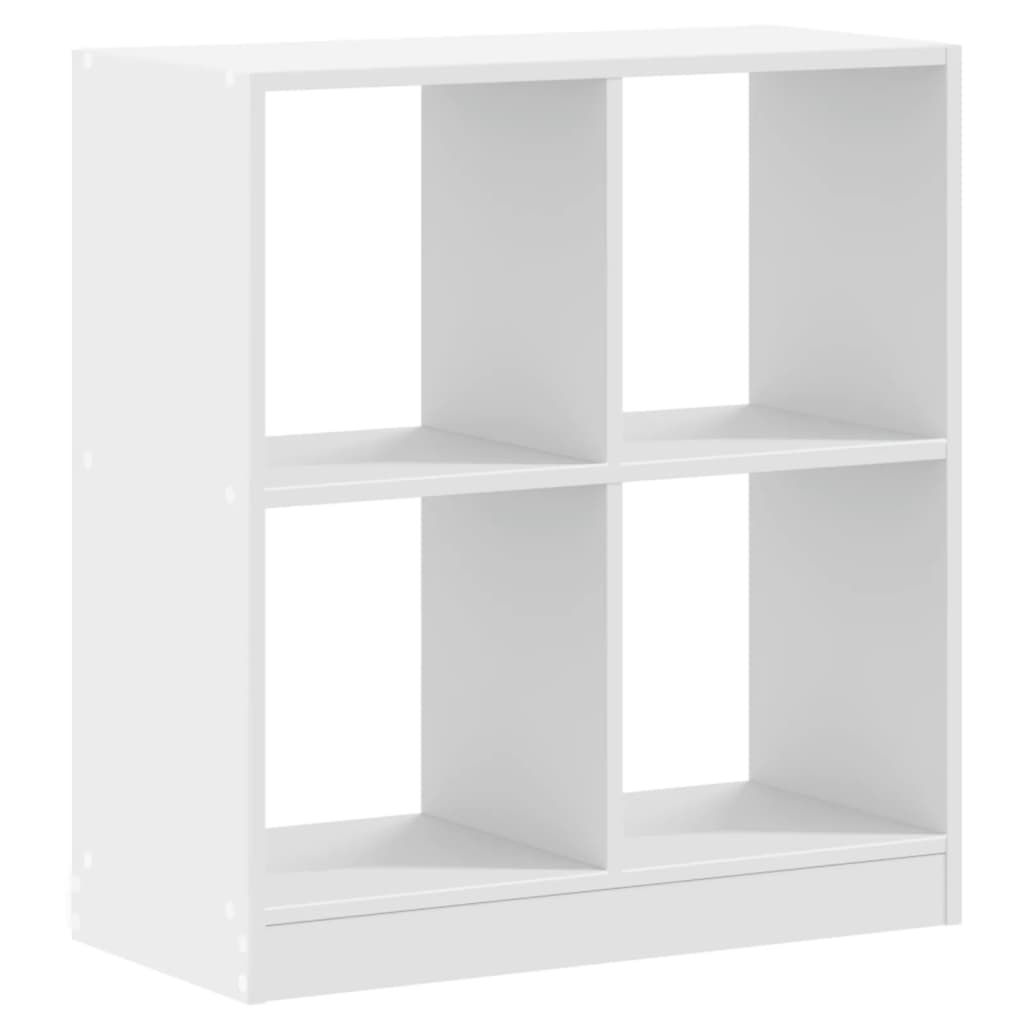 Libreria Bianca 68,5x32x75 cm in Legno Multistrato 852807