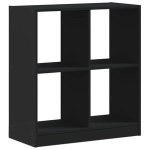 Libreria Nera 68,5x32x75 cm in Legno Multistrato 852808