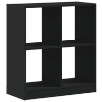 Libreria Nera 68,5x32x75 cm in Legno Multistrato 852808