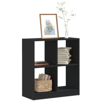 Libreria Nera 68,5x32x75 cm in Legno Multistrato 852808